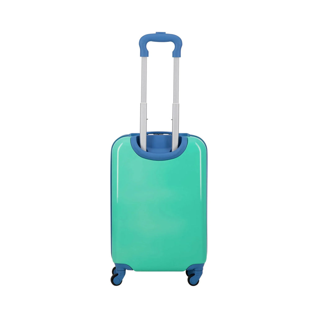 Minions 21 Inch Kids Rolling Luggage, Hardshell Carry On Suitcase with Spinner Wheels, Teal