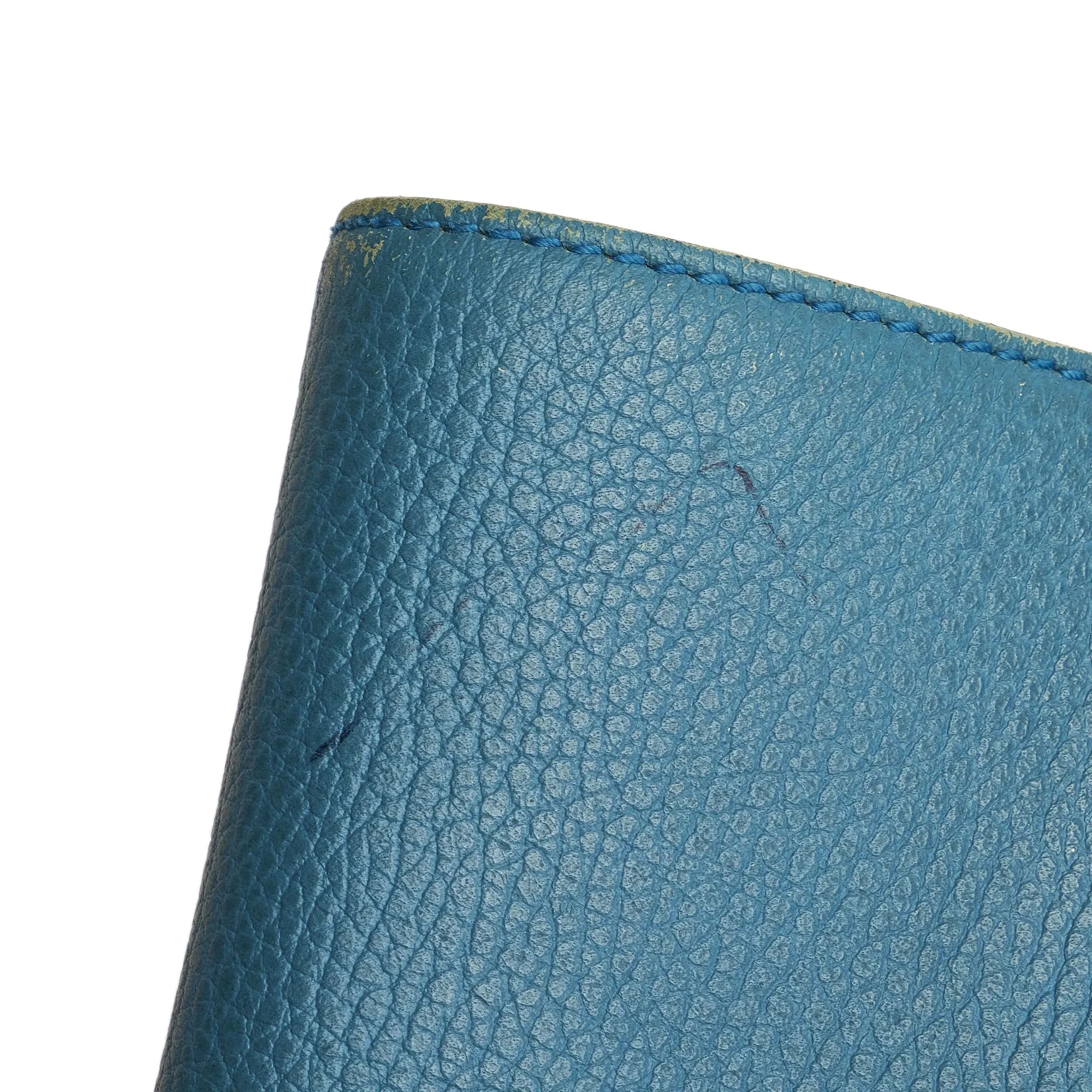 Pre-Owned Authenticated Gucci Medium Swing Tote Bag Calf Leather Blue Women (Good)