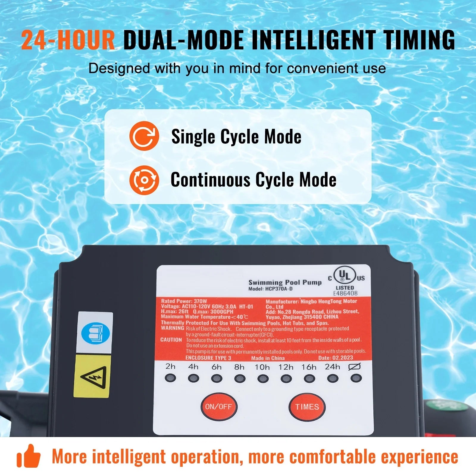 12" 6-Way Valve Sand Filter Above Ground with 1/2HP Swimming Pool Pump 3000GPH Flow
