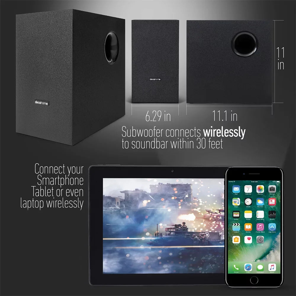 Sony XBR55X900H 55-inch 4K  Full Array  Smart  2020 Bundle with Deco Gear Sound Bar with Subwoofer, Wall Mount, 6-Outlet Surge Adapter, Screen Cleaner and  Essentials 2020