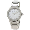 Pre-Owned Bulgari BB37S 12P Diamond Watch Stainless Steel/ Men's  (Good)