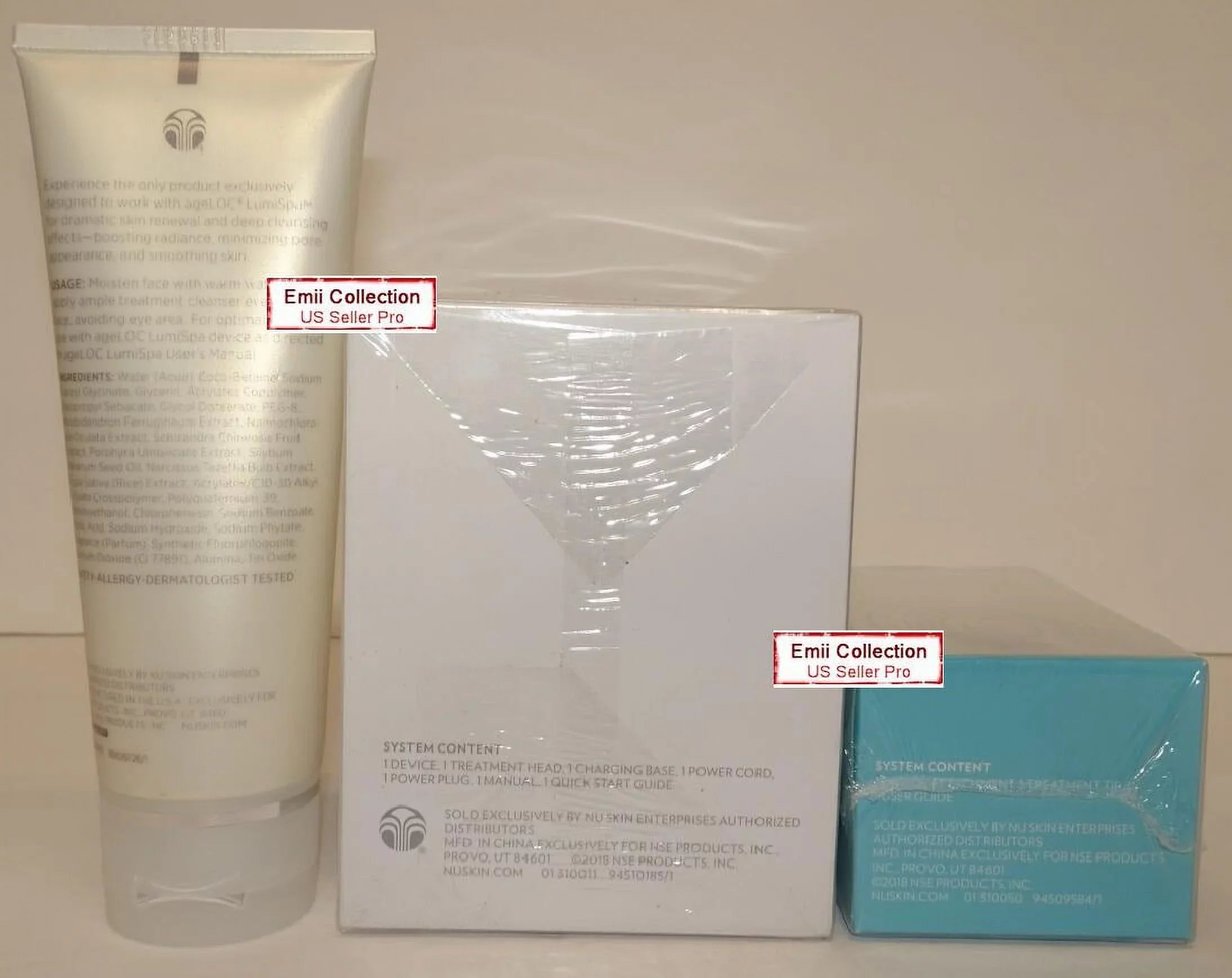 Nu Skin Nuskin ageLOC LumiSpa Lumi Spa Kit with Normal/Combo Cleanser and Accent Head