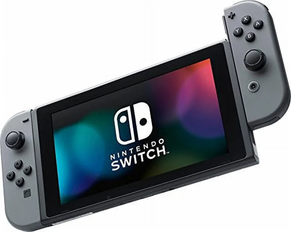 Nintendo Switch 6 items Bundle:Nintendo Switch 32GB Console Gray Joy-con,128GB Micro  Card Nintendo Joy-Con (L/R) Wireless Controllers Neon Red,Mario Kart 8 Deluxe Mytrix  Cable and Wall Charger