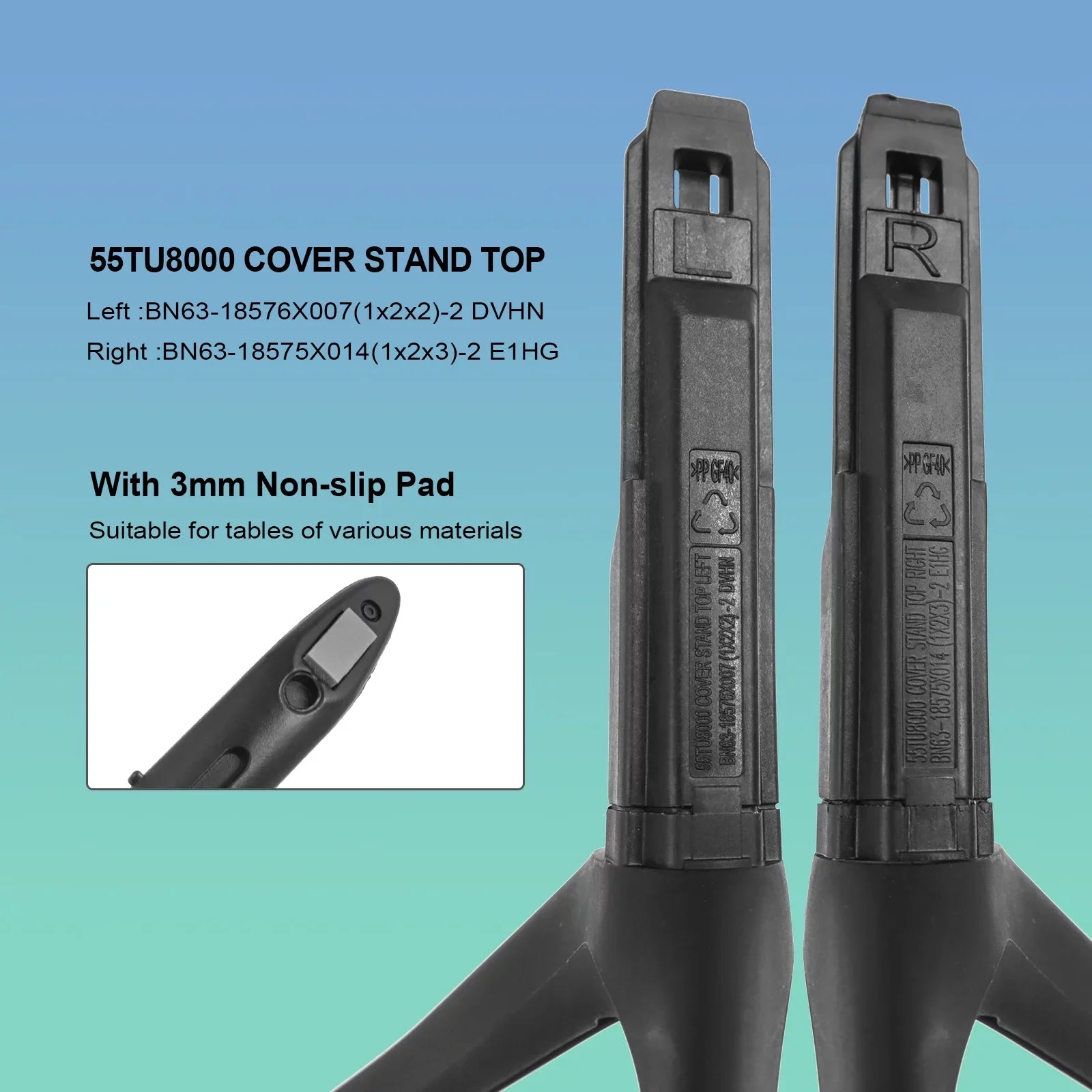 Stand Base Legs Replacement for Samsung BE50T BE55T UN50TU7000FXZA UN50TU700DFXZA UN55TU7000FXZA