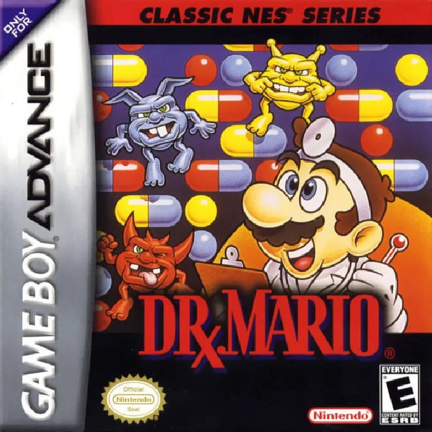 Restored Dr. Mario (Classic  Series) (Nintendo GameBoy Advance, 2004) Puzzle Game (Refurbished)