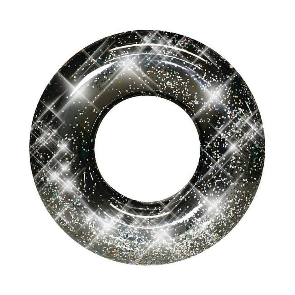 Glitter Pool Tube 48"- Black Glitter