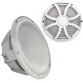 Wet Sounds Revo 12" Subwoofer & Grill - White Subwoofer & White Closed Face  Grill - 4 Ohm
