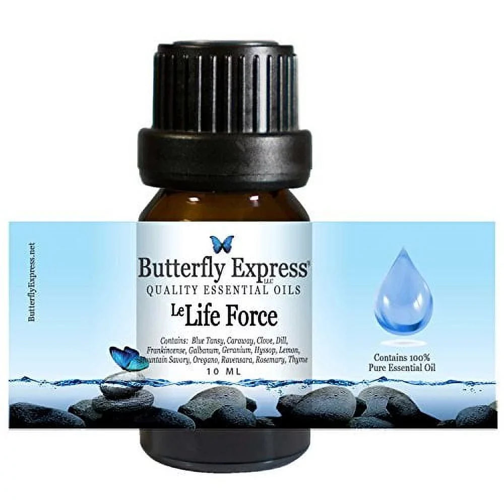 Le Life Force Essential Oil Blend 10ml - 100% Pure - by Butterfly Express