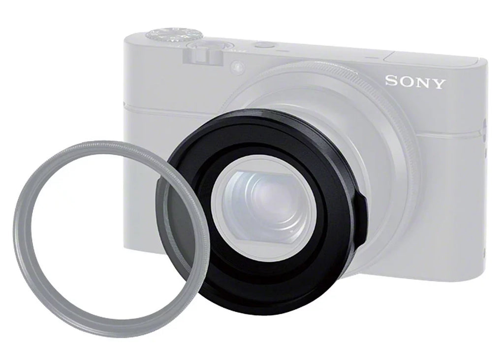 Sony Cyber-shot -RX100  0.5X High Definition Super Wide Angle Lens w/ Macro (Includes Lens/Filter Adapters) + 3 Piece Lens Filter Set