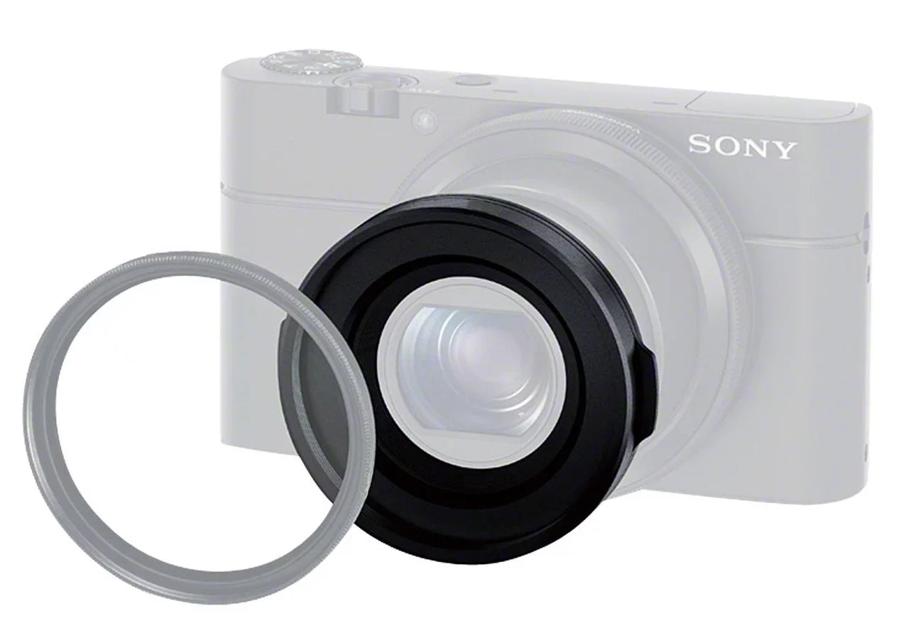 Sony Cyber-shot -RX100  0.5X High Definition Super Wide Angle Lens w/ Macro (Includes Lens/Filter Adapters) + 3 Piece Lens Filter Set