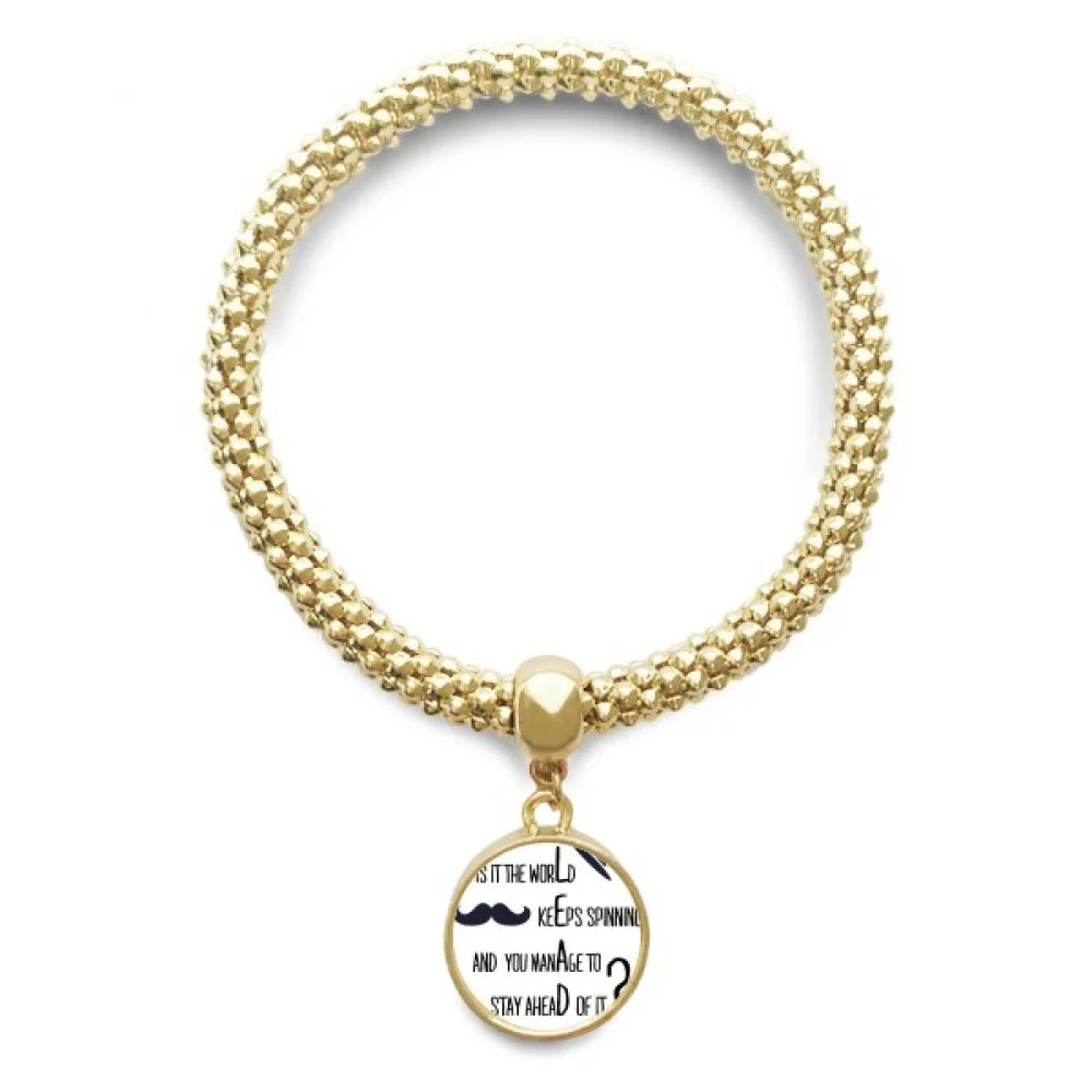 question to leaders famous quote en bracelet round pendant jewelry chain
