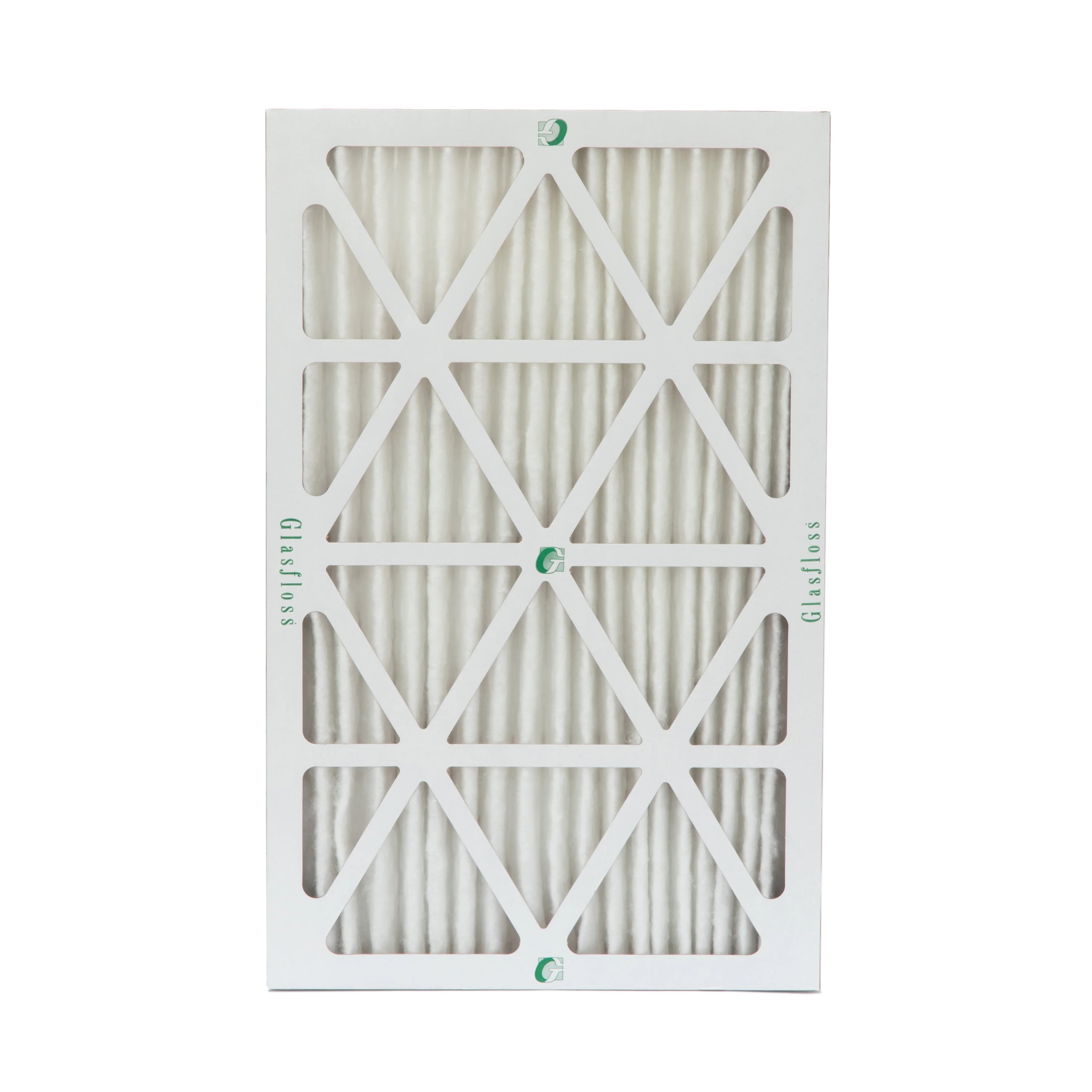 12 Pack of 18x24x2  13 Pleated 2" Inch Air Filters by Glasfloss. Actual Size: 17-1/2 x 23-1/2 x 1-3/4