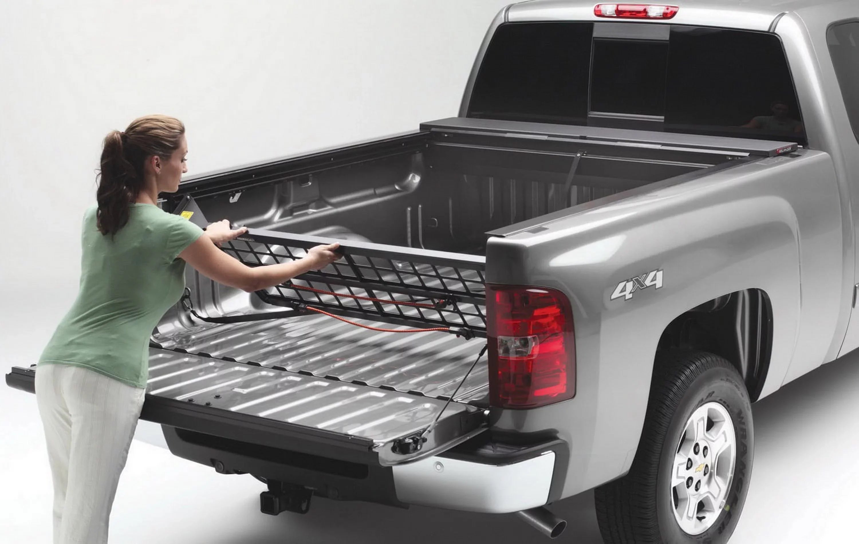 Roll-N-Lock by RealTruck CM262 Cargo Manager Rolling Truck Bed Divider; Compatible with Select 2015-2022 Chevrolet Colorado, 2015-2022  Canyon