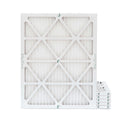 6 Pack of 24x30x1  13 Pleated Air Filters by Glasfloss. Actual Size: 23-5/8 x 29-5/8 x 7/8