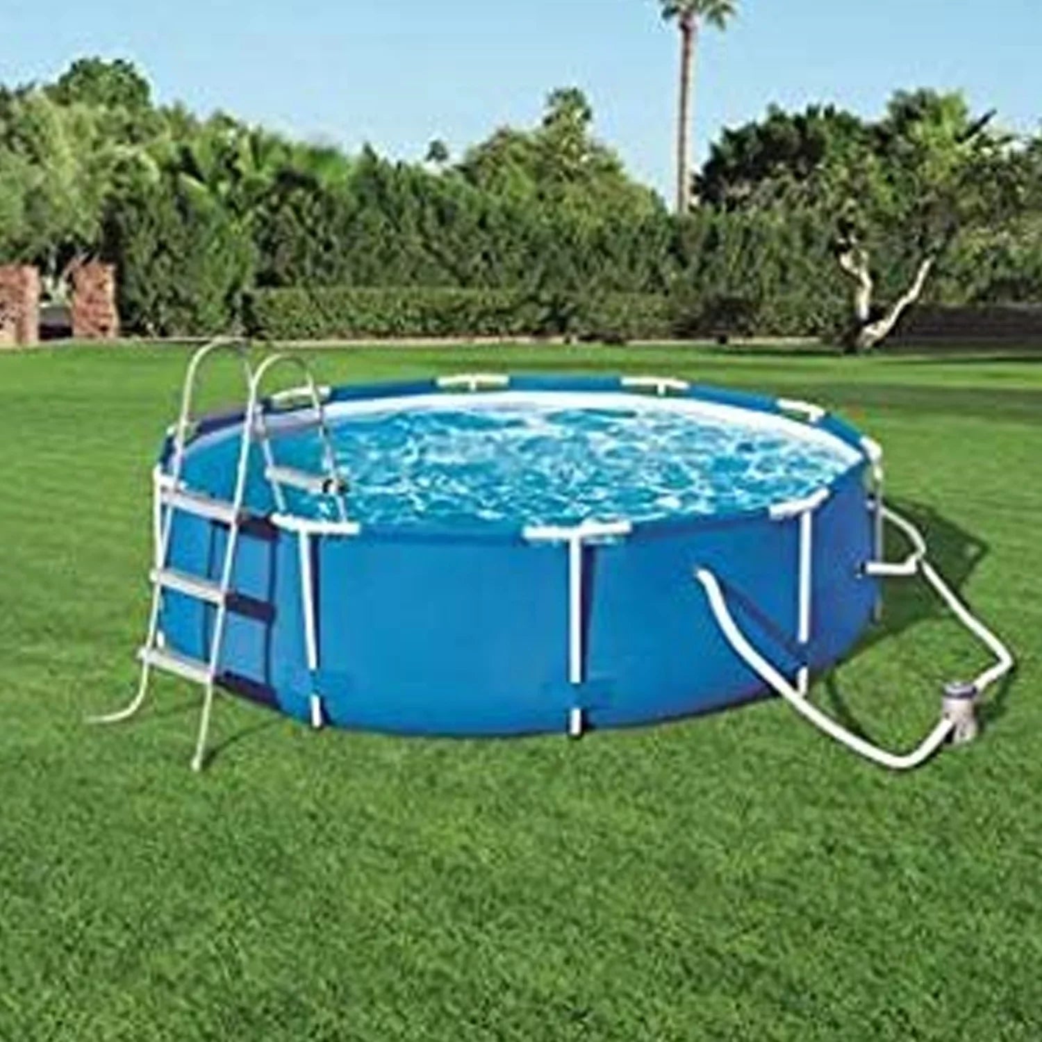 Bestway 58511E- Flowclear 330 Gallon Above inflatable Ground Pool Pump with  Plug