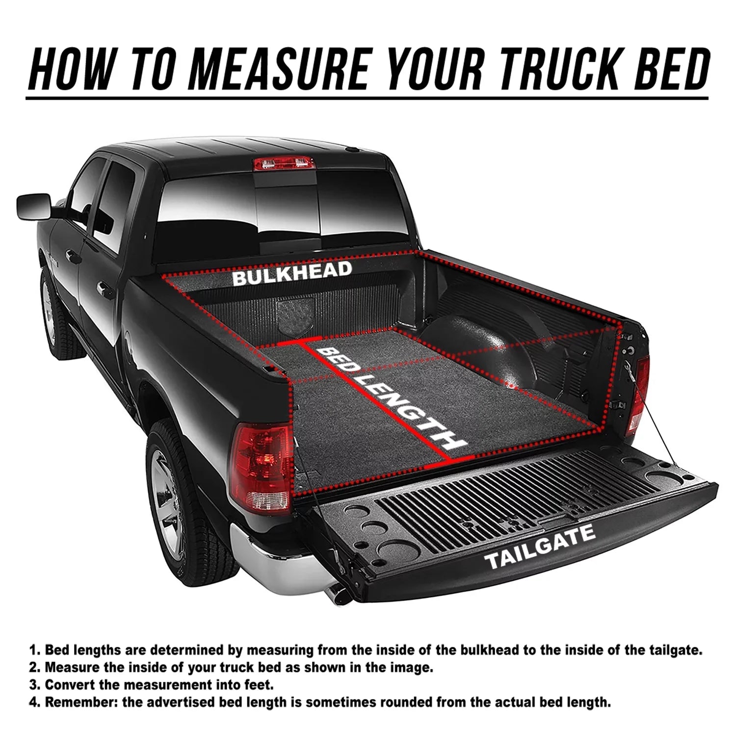 Motoring --090 For 2019 to 2021 Ford Ranger 5Ft Truck Short Bed Black Powdercoated Aluminum Frame  Hard Top Tri-Fold Tonneau Cover 20