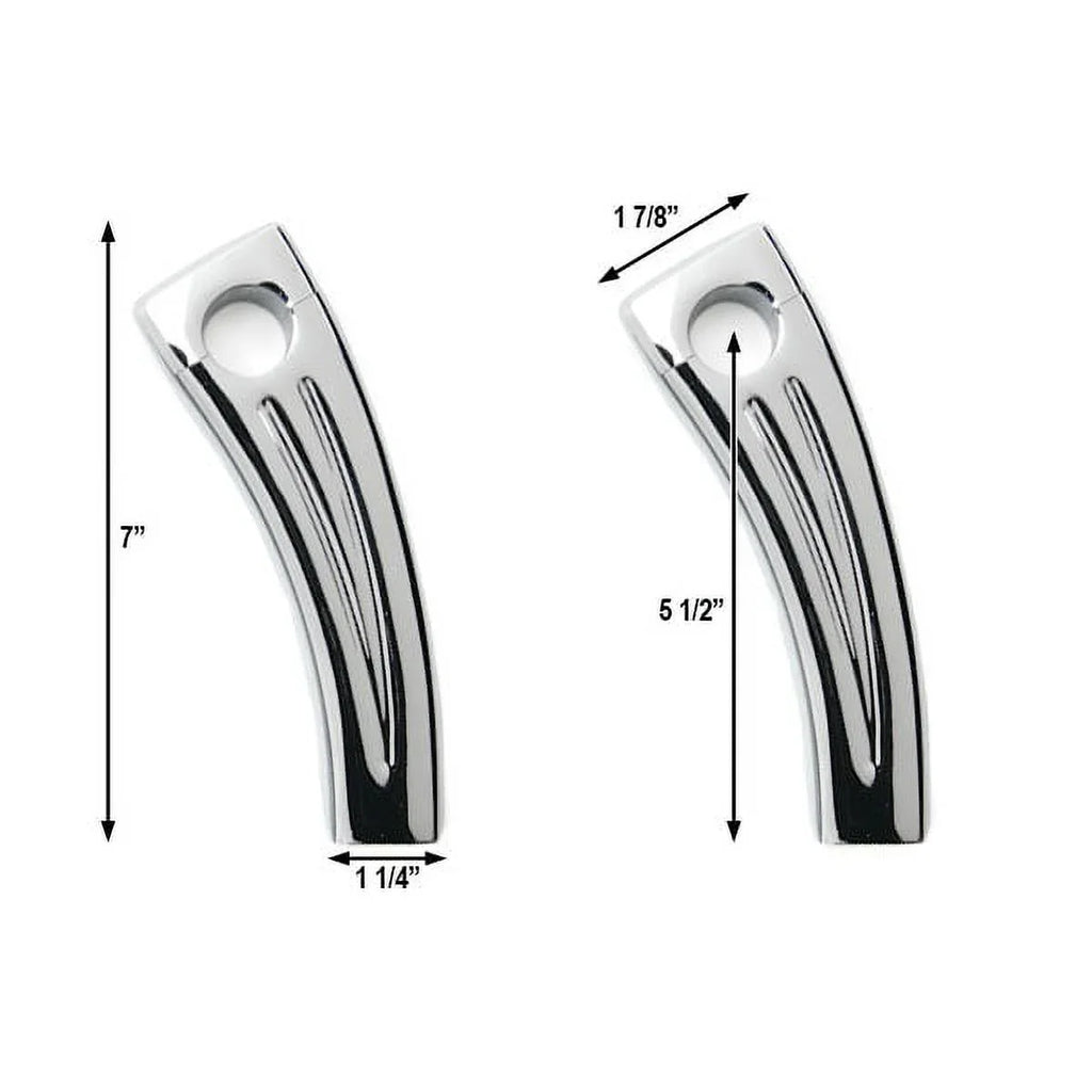 Krator 5.5" Chrome Motorcycle Handlebar Pullback Riser Compatible with Yamaha      350 400 500 600 650 750