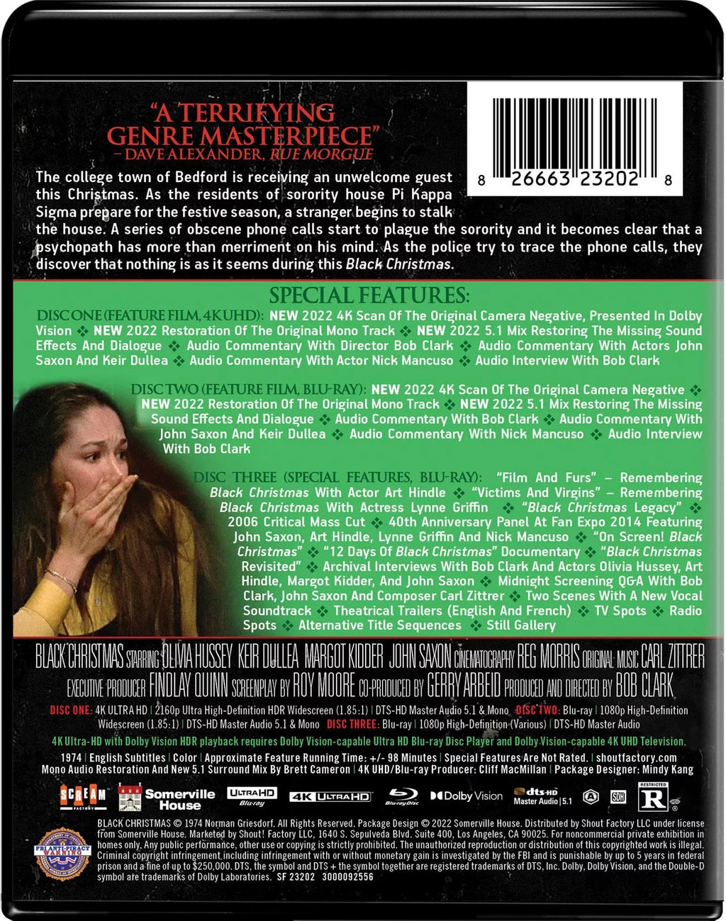 Black Christmas (4K Ultra ), Scream Factory, Horror