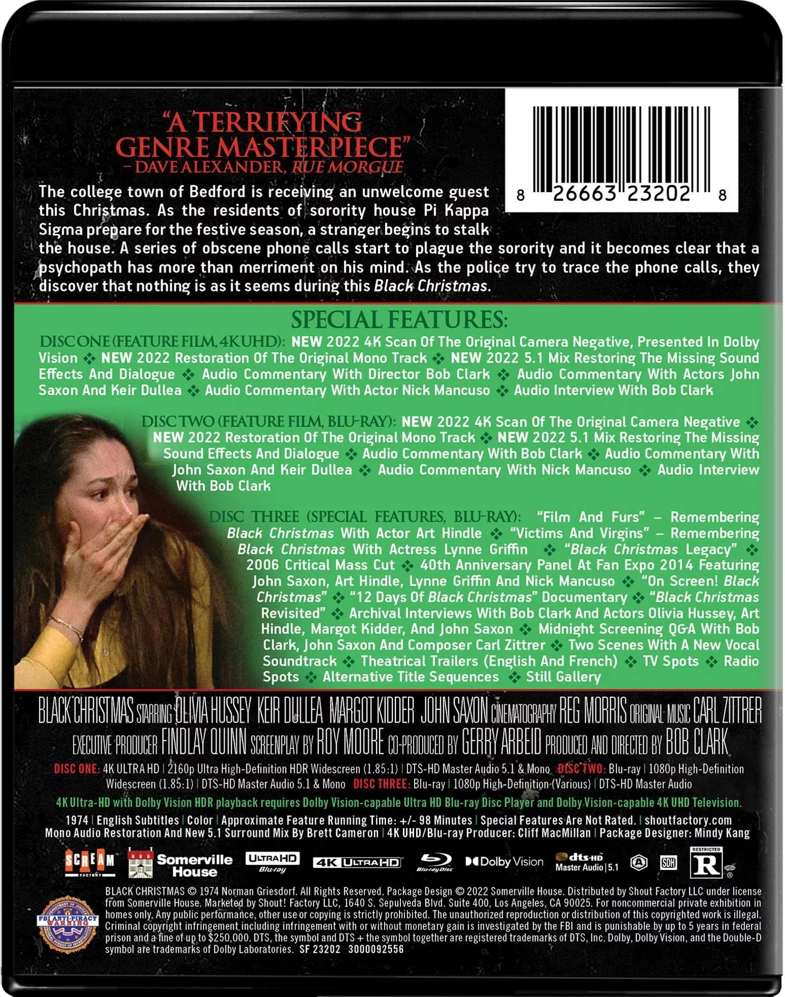 Black Christmas (4K Ultra ), Scream Factory, Horror