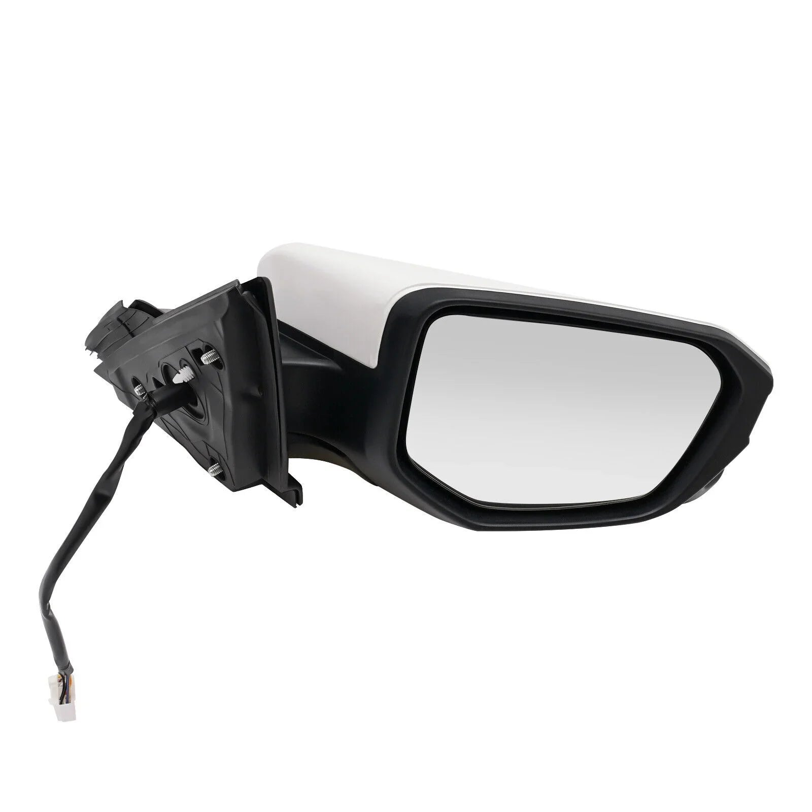 Right Side Mirror Power Heated View Camera Fit 2016-2020 Honda Civic Sedan White