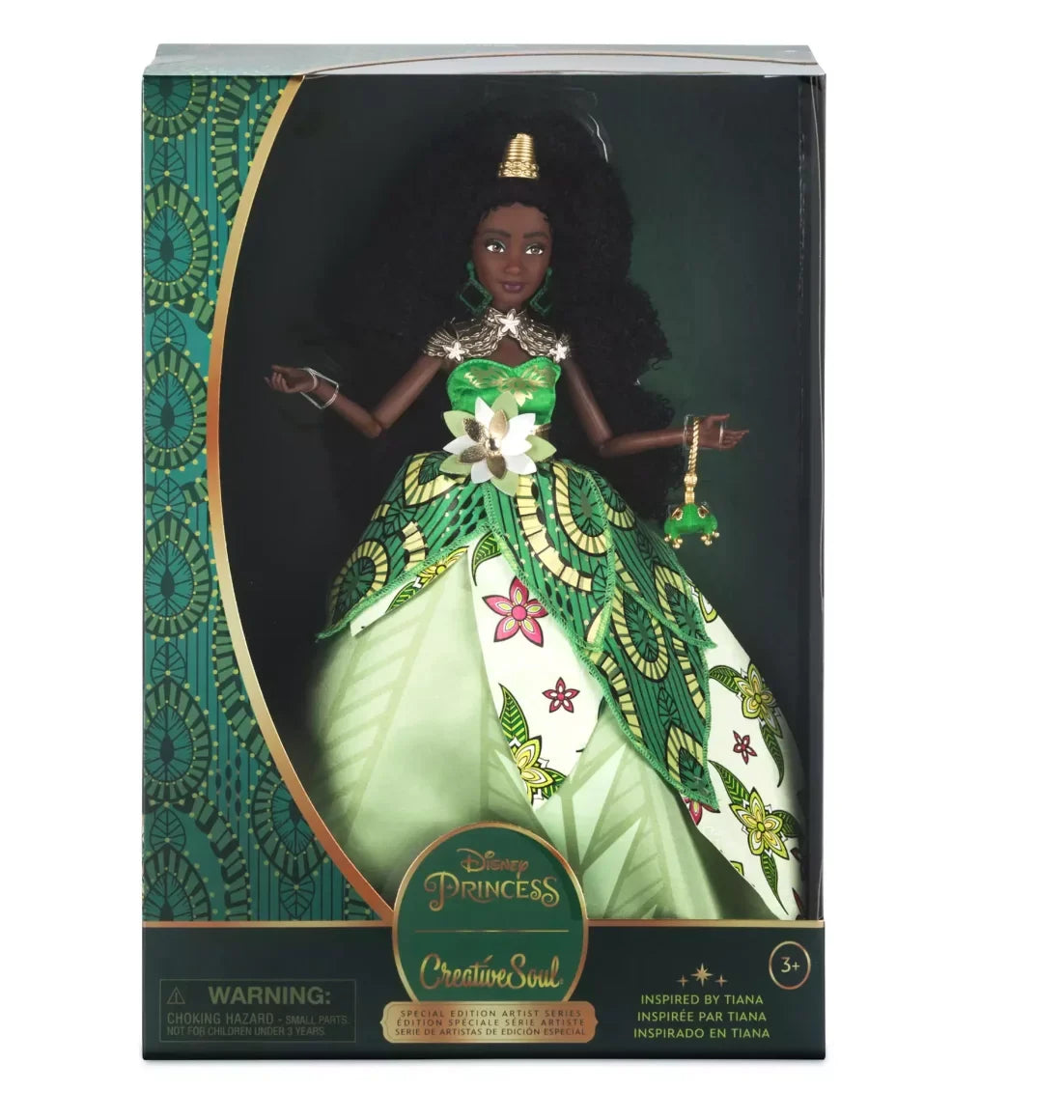 Disney Princess Doll by CreativeSoul Photography Inspired by Tiana New with Box