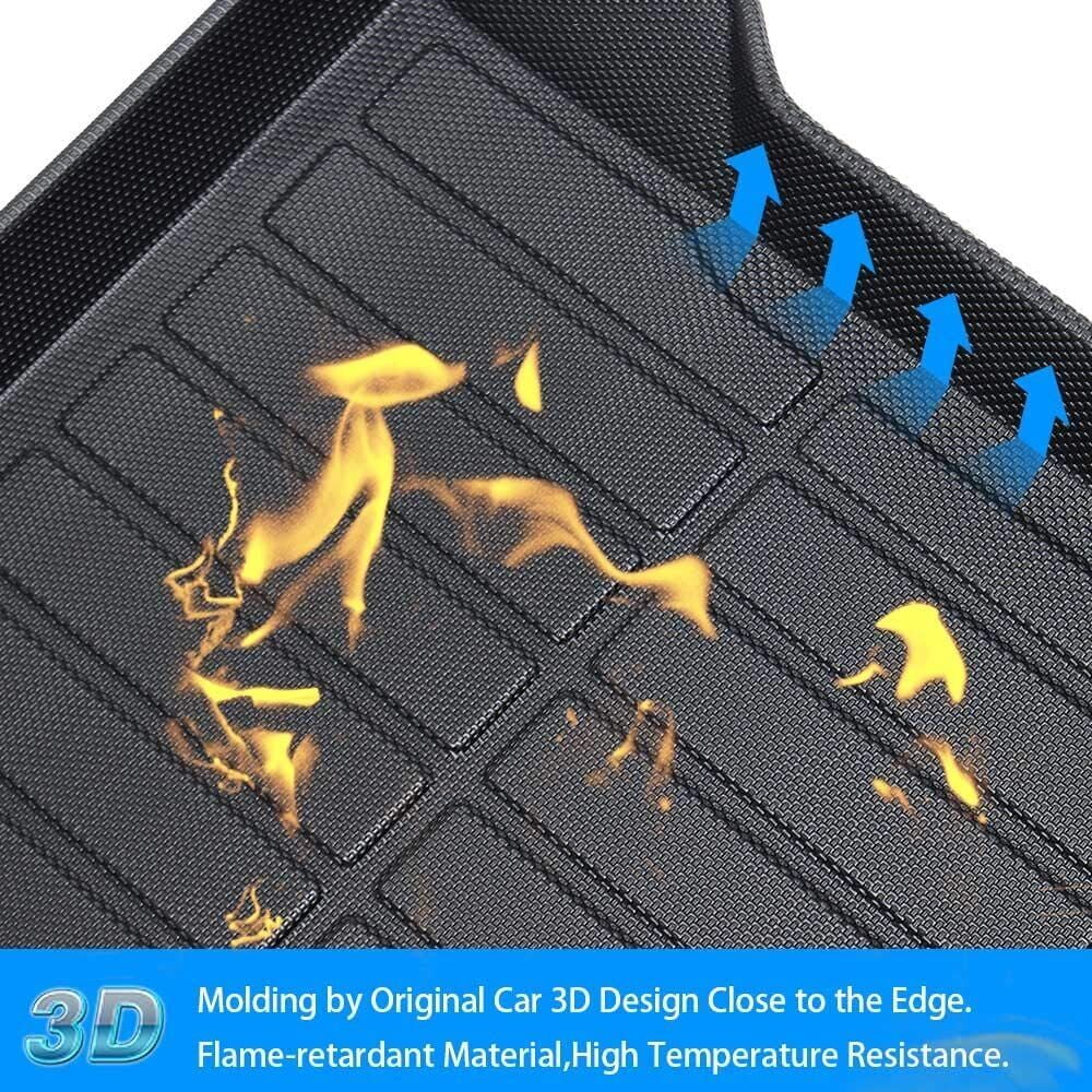 Trunk Mats Material 3D Molded Protection For Jeep Grand Cherokee 2011-2021 Cargo Mats