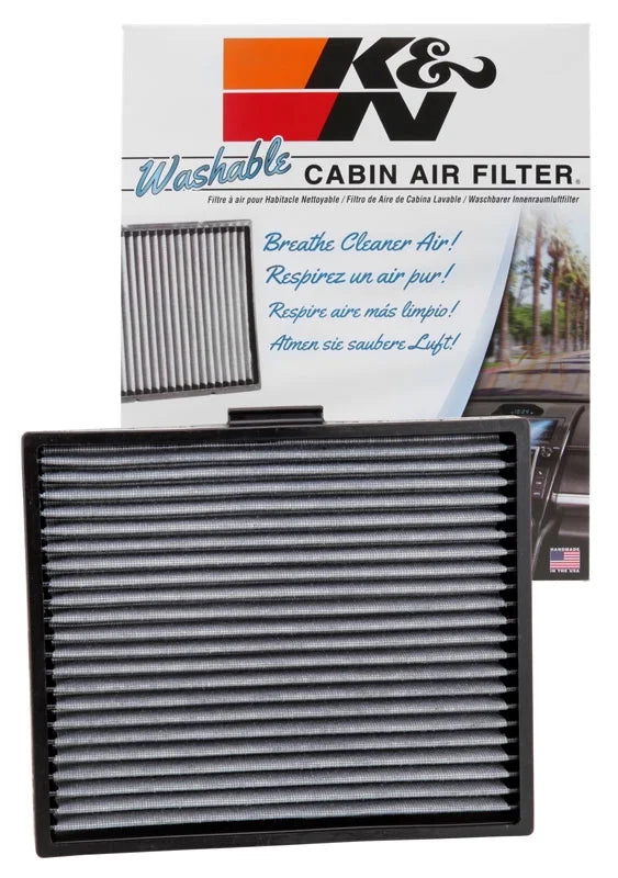 K&N VF2014 Washable & Reusable Cabin Air Filter Cleans and Freshens Incoming Air for your Kia, Hyundai