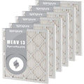 SpiroPure 17.38x17.38x1  13 Pleated Filter Air Filters - Made in  (6 Pack)