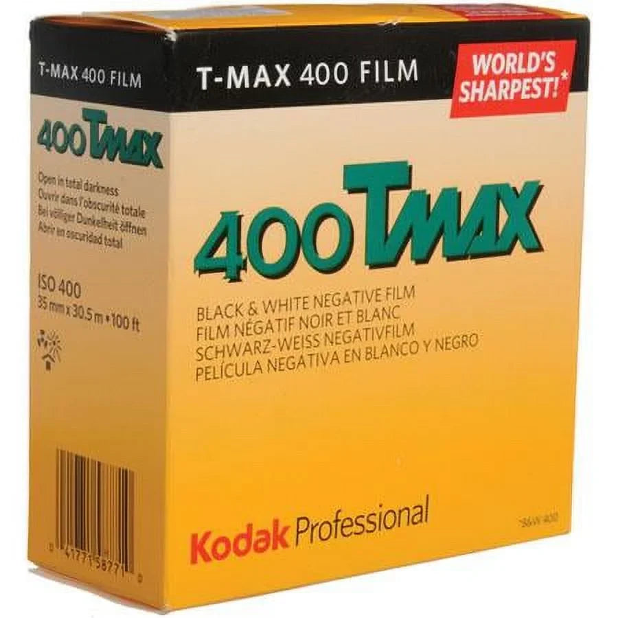 T-Max 400, 400TMY-402, Black & White Negative Film  400, 35mm Size, 100' Roll,