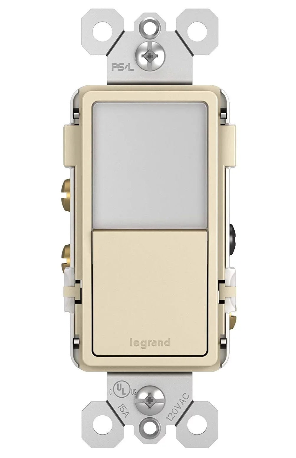Legrand NTL873LACC6 Radiant Night Light Switch with Single-Pole, Light Almond, Each