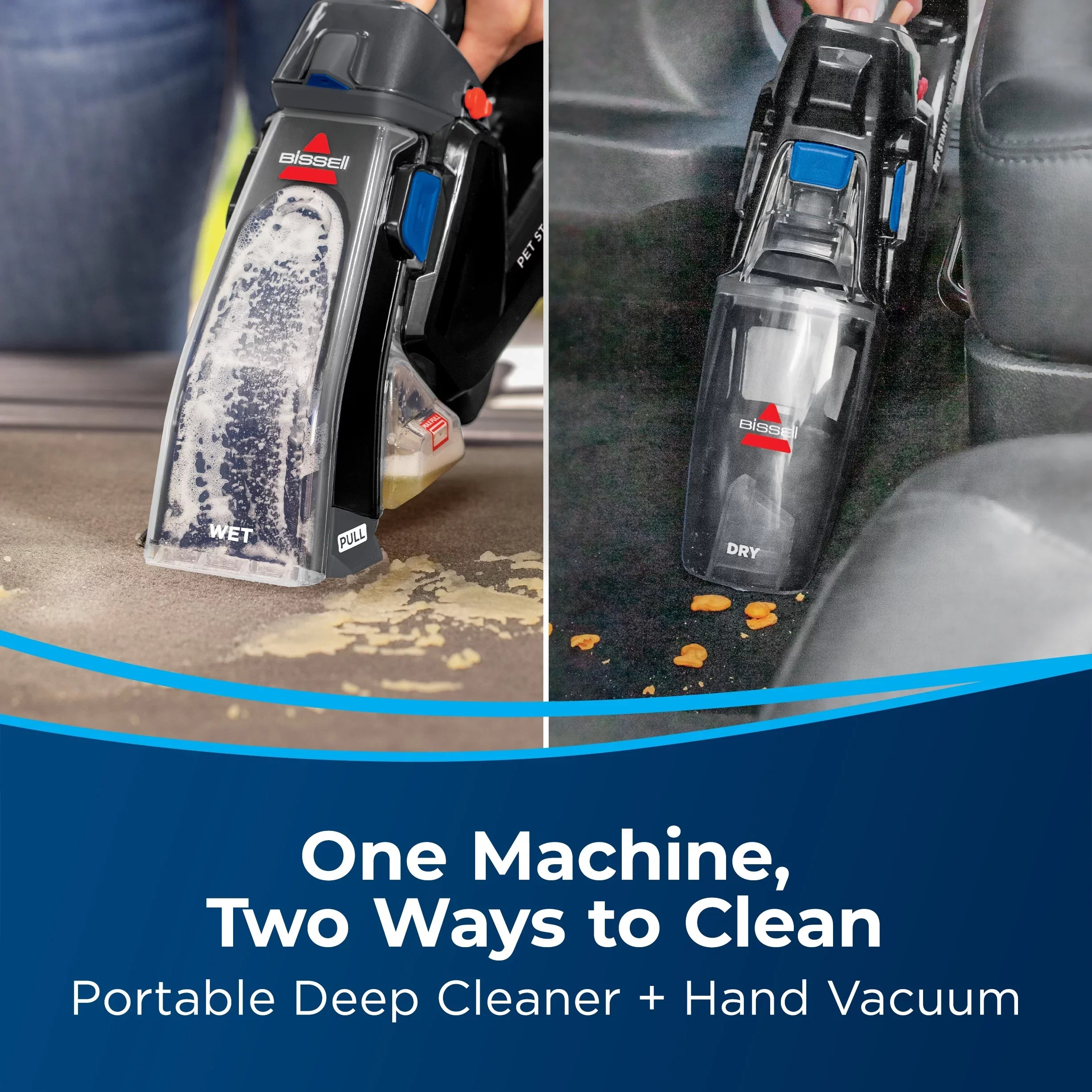 ® Pet Stain Eraser™ Duo Cordless Portable Deep Cleaner and Hand Vacuum, 3706