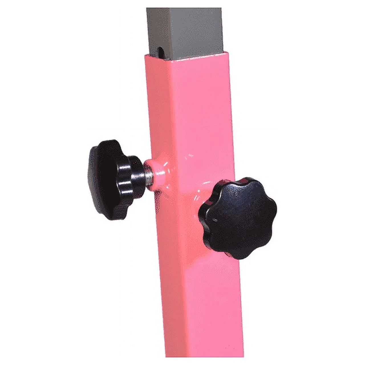 5-Star  Pink Gymnastic Kip Bar, Adjustable 3-5FT, Kids Junior Training, Heavy-Duty, Curved Legs, Home Gym Equipment