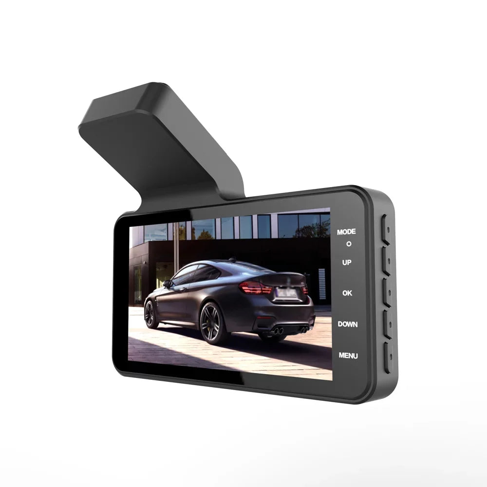 Eccomum 1080P  Dash Camera 4 Inch Car Dashcam Driving Recorder 170° Wide Angle with Touchscreen Support Night-Vision Loop Recording Motion Detection Reversing Picture