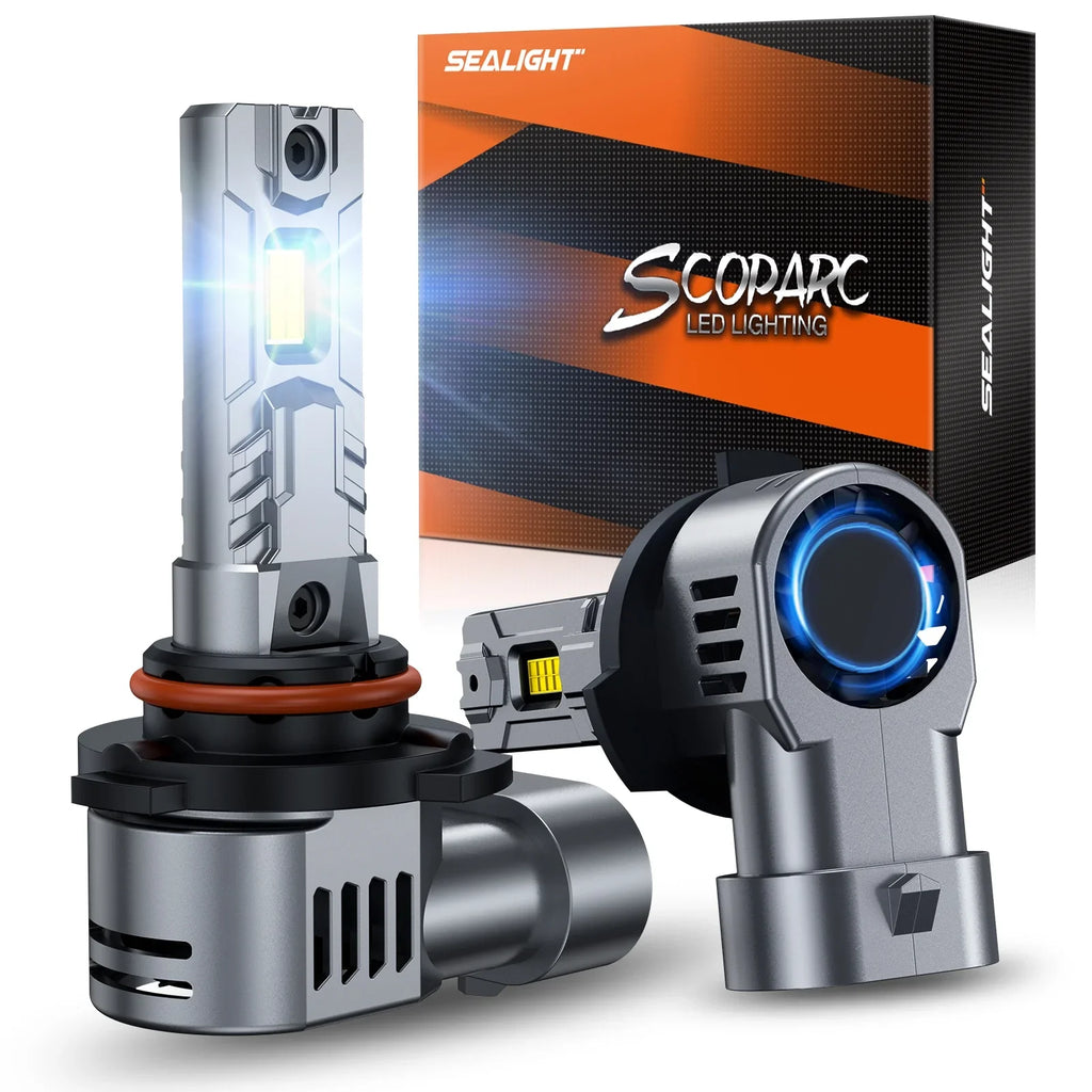 Sealight 9005 H11  Bulbs Combo, 30000LM 6500K Cool White, HB3 H8 H9  Light Bulbs
