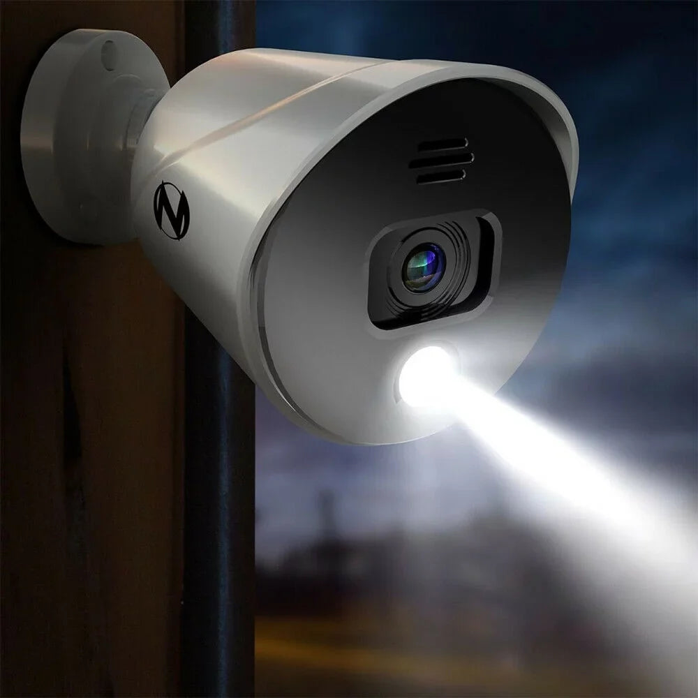 Night Owl 4K Ultra  Wired Indoor/Outdoor Built-in Motion-Activated Spotlights