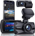 Yeecore 4K Dual Dash Cam 5G WiFi , Real 4K+ 1080P Dash Cam Front and Rear, 3"  Super Night Vision, Parking Mode, Dash Camera for Cars with App, G-Sensor, Accident Record