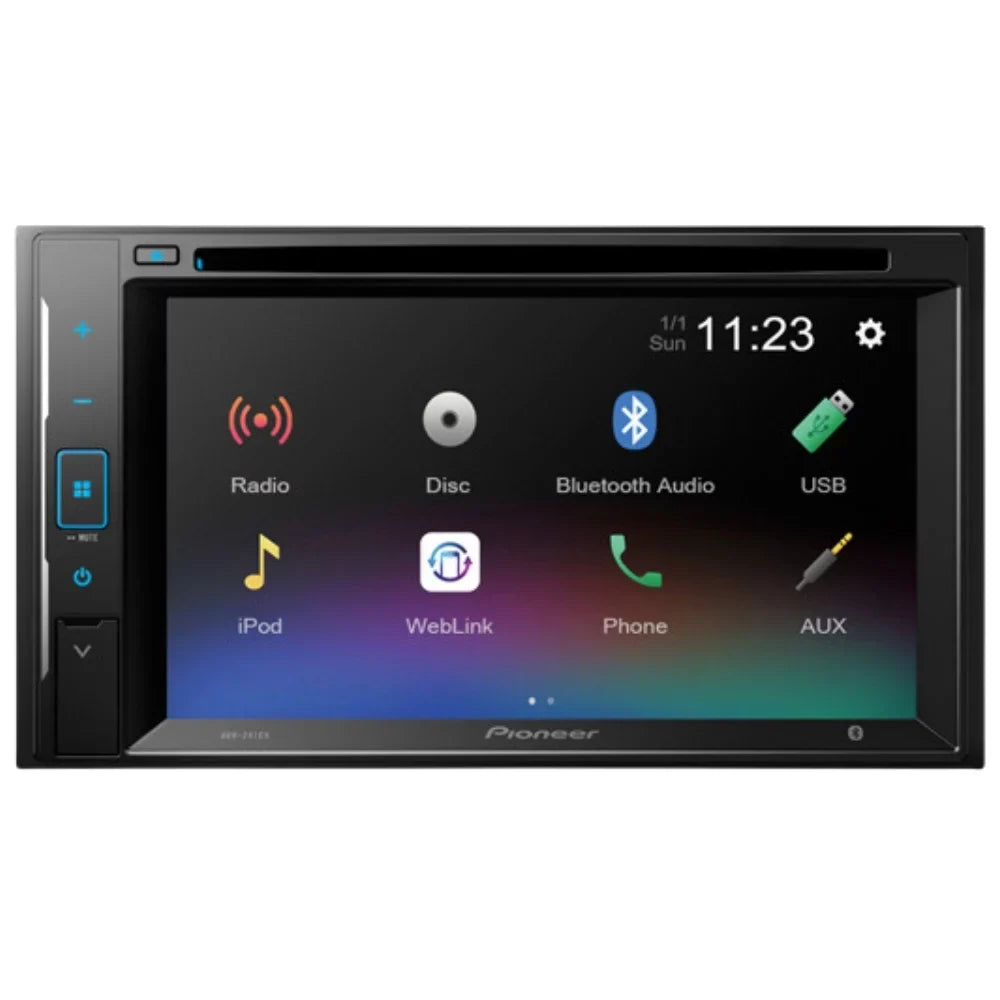 KIT2404 Bundle with Pioneer Multimedia  Car Stereo and Installation Kit - for 1994-1996 Oldsmobile Ninety-Eight / Bluetooth Touchscreen, Backup Camera, Double Din Dash Kit
