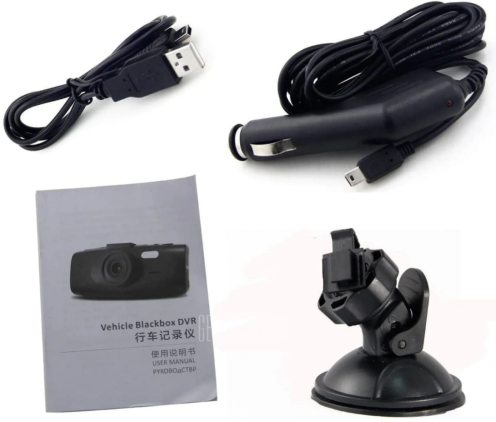 G1WH Dash Cam Full  1080P 2.7"  Car  Dashboard 140° Wide Angle Novatek NT96650 Motion Detection Night Vision G-sensor 4X Zoom  H.264  Loop-cycle Recording Black Box Video Recorder