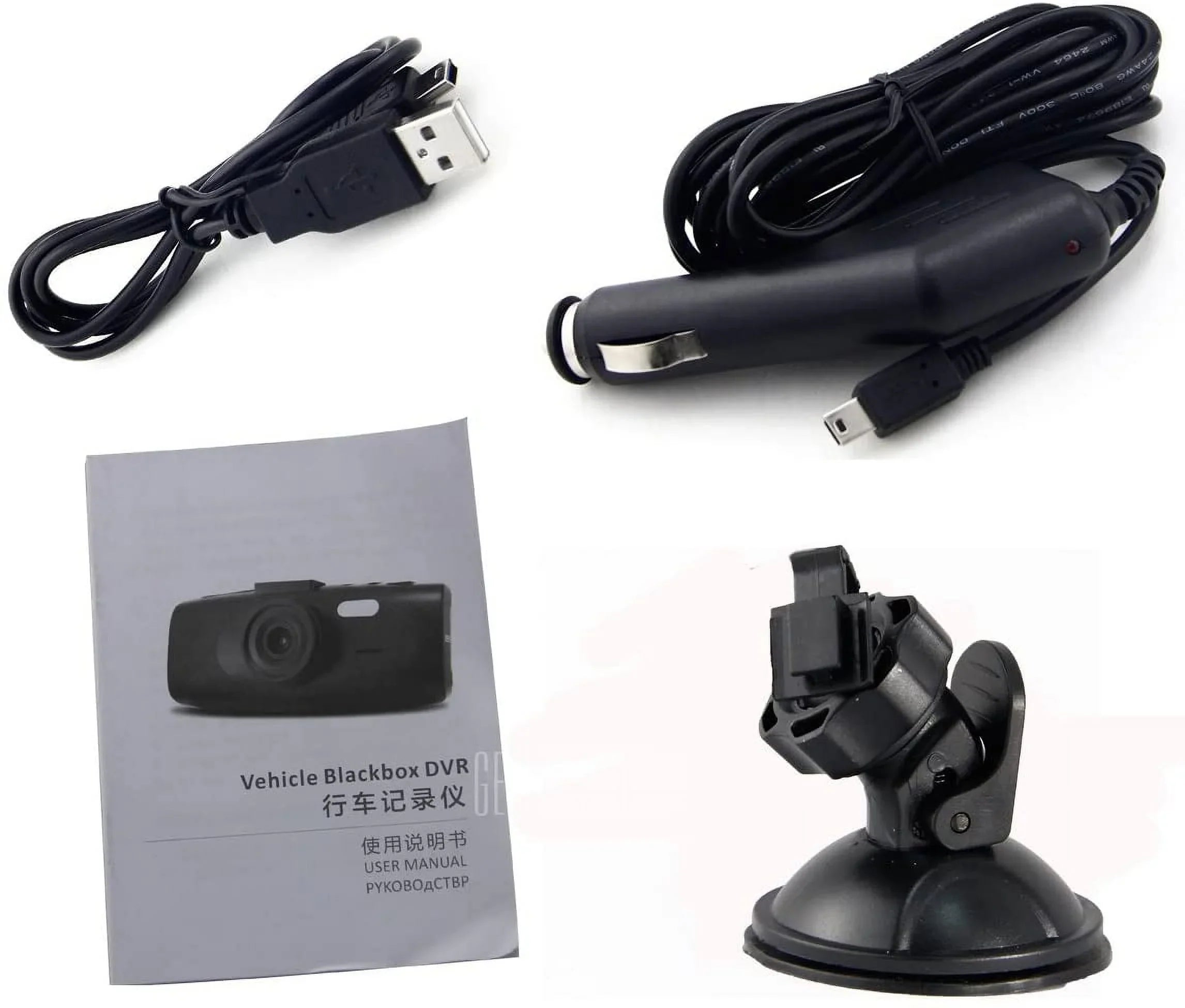 G1WH Dash Cam Full  1080P 2.7"  Car  Dashboard 140° Wide Angle Novatek NT96650 Motion Detection Night Vision G-sensor 4X Zoom  H.264  Loop-cycle Recording Black Box Video Recorder