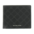 Michael Kors Andy Mens Leatehr 2 Slim Billfold Bi-Fold Wallet (Black)