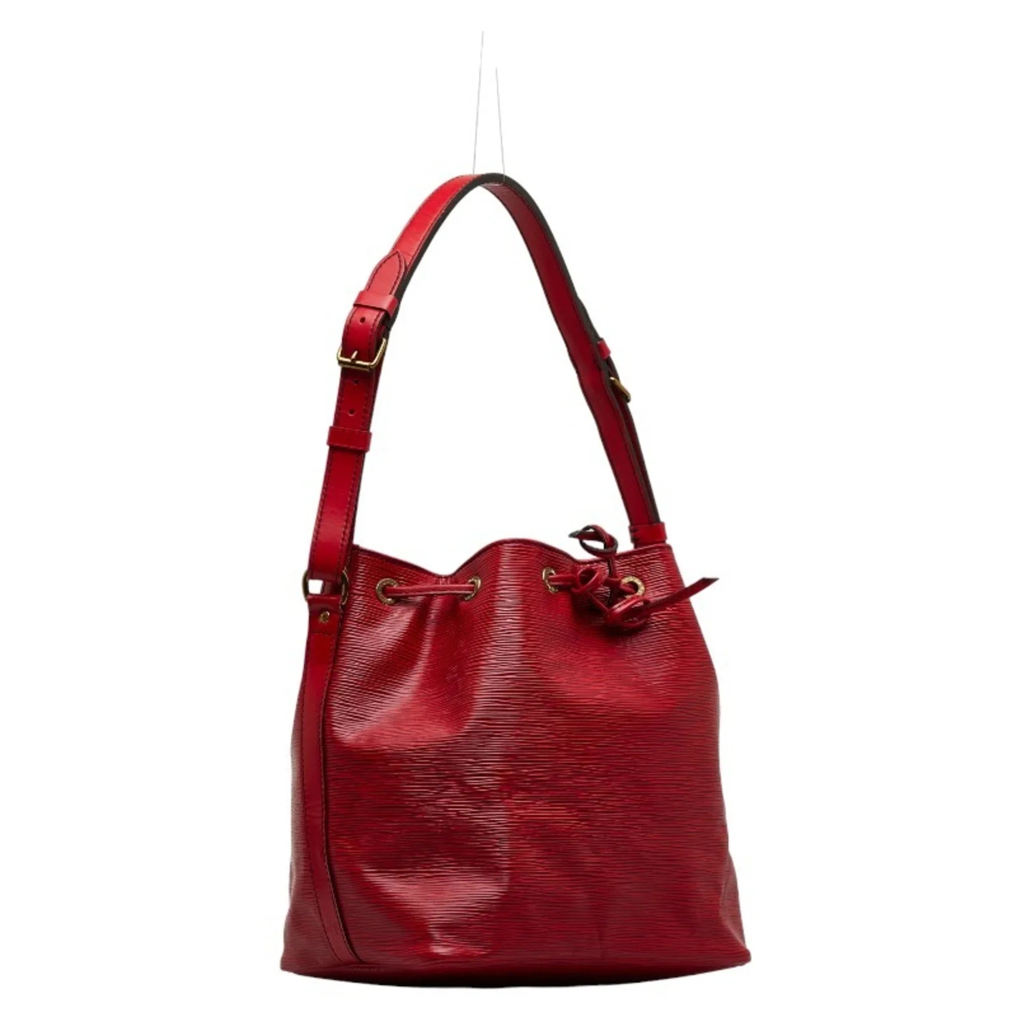 Pre-Owned Louis Vuitton Epi Petit Noe One Shoulder Bag Handbag M44107 Castilian Red Leather Ladies   (Good)