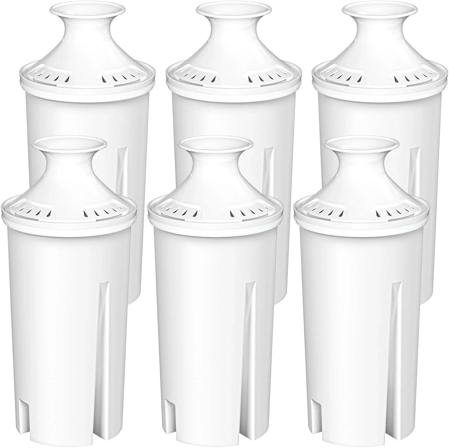 6-Pack Standard Water Filter Replacements for Brita® Water Pitchers and Dispensers,  Certified to Reduce Chlorine and Bad Taste,  free