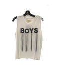 Nicole Miller Artelier  Embroidered Boys Tank Top,  Large