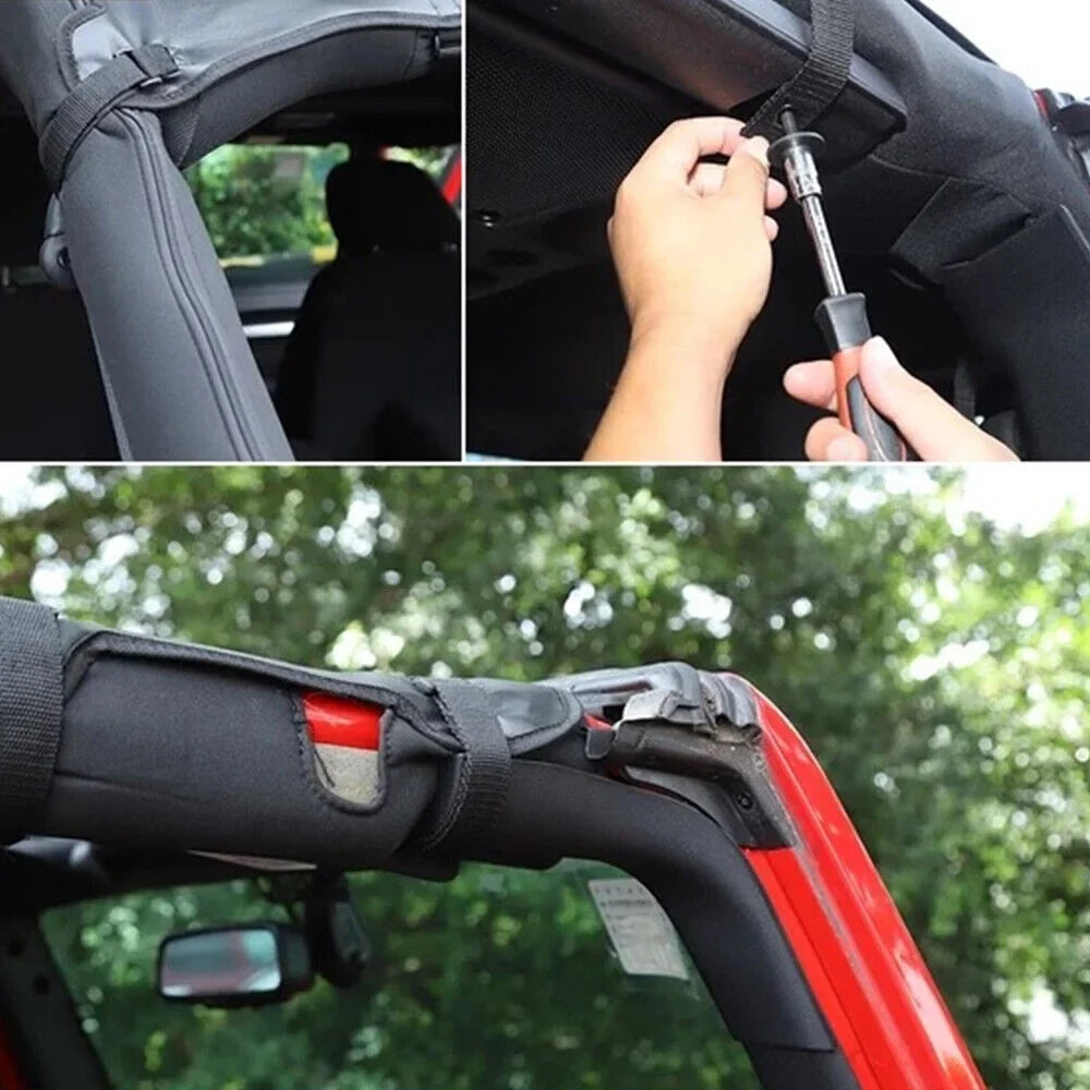 Paddsun Leather Top Sunshade Protection Jeep Wrangler   07-18  Ultimate Sun Protection Easy Installation