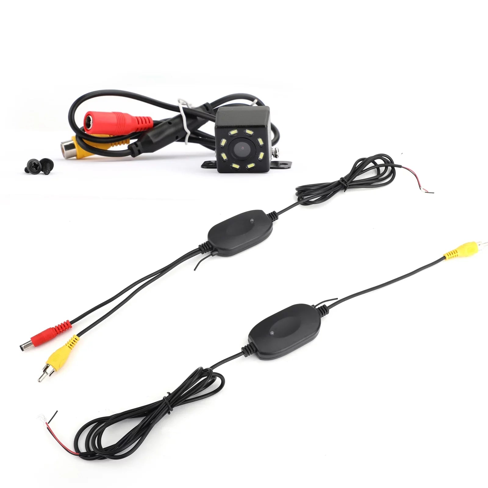2.4GHz Wireless Video Transmitter and Receiver + 8LED Camera + Car Monitor Kit
