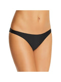 Milly Cabana Womens St. Lucia Hipster Bikini Swim Bottom Separates Black L
