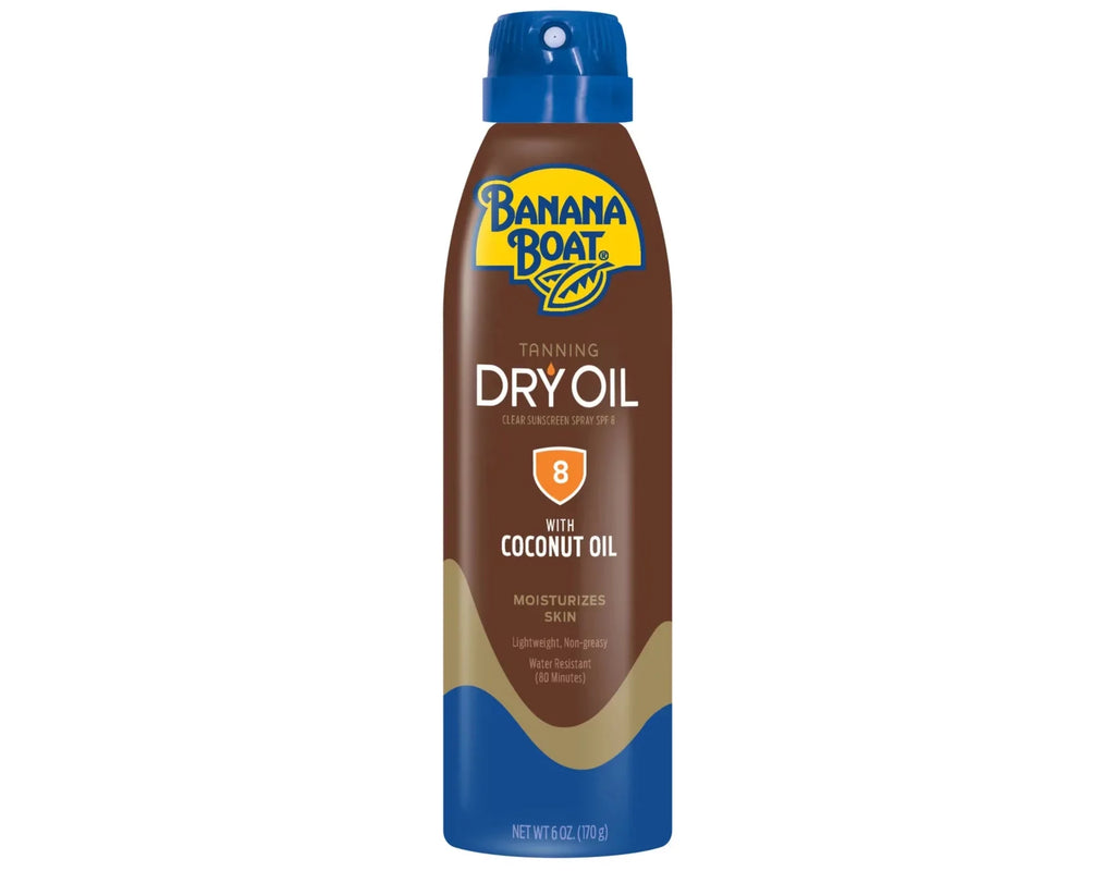 Banana Boat UltraMist Deep Tanning Dry Oil -  8 (Pack of 6)