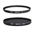 Plus 77mm 10-Layer  Multi-Coated  Lens Filter, Low-Profile Aluminum Frame - With Hoya  Plus 77mm 10-Layer  Multi-Coated Circular Polarizer Lens Filter