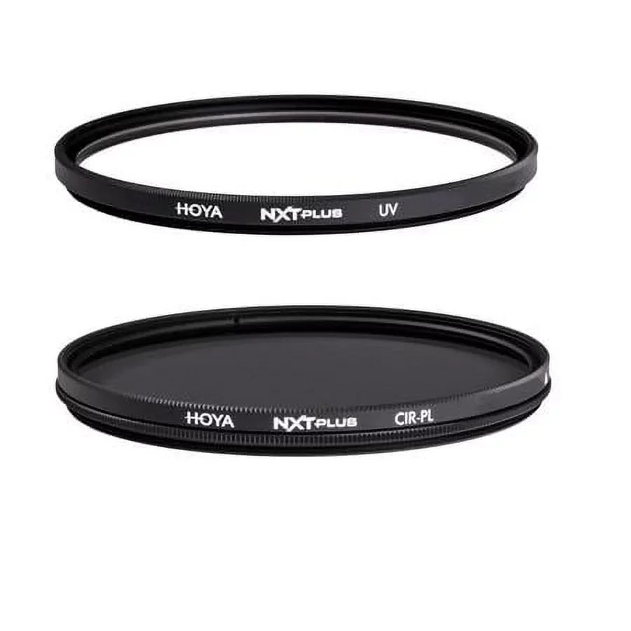 Plus 77mm 10-Layer  Multi-Coated  Lens Filter, Low-Profile Aluminum Frame - With Hoya  Plus 77mm 10-Layer  Multi-Coated Circular Polarizer Lens Filter