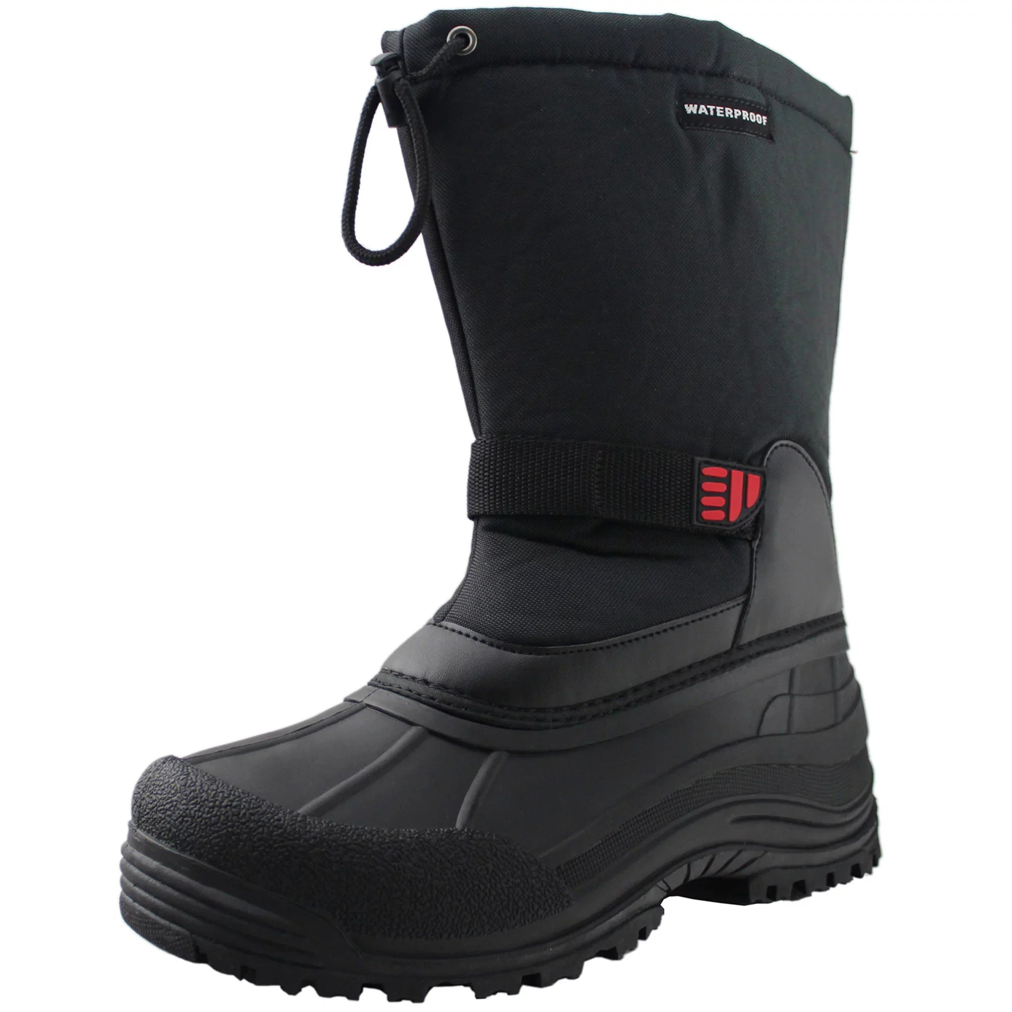 Tanleewa Men's Winter Boots Waterproof Insulated Snow Boots Anti-Slip Shoe Size 11.5 Adult Male